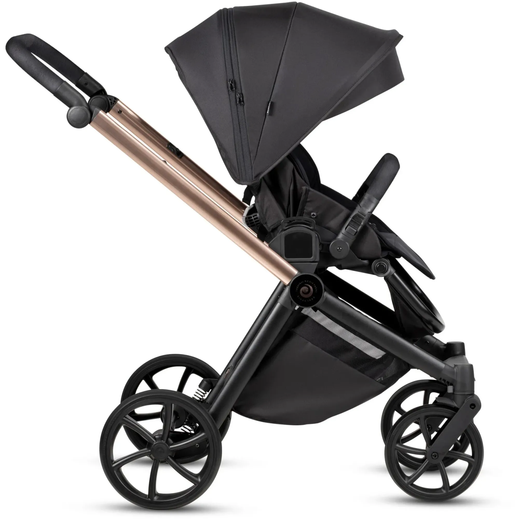 Коляска 2в1 Tutis Mio3 plus Black Edition Rose Gold