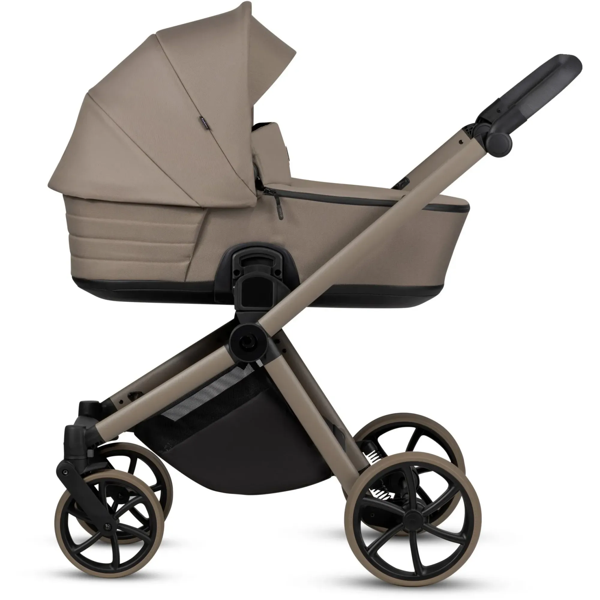 Коляска 2в1 Tutis Mio3 plus Essential Taupe Deep