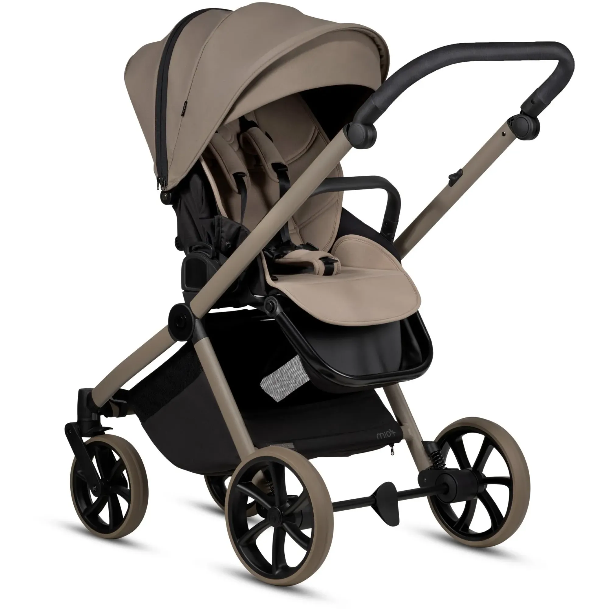 Коляска 2в1 Tutis Mio3 plus Essential Taupe Deep