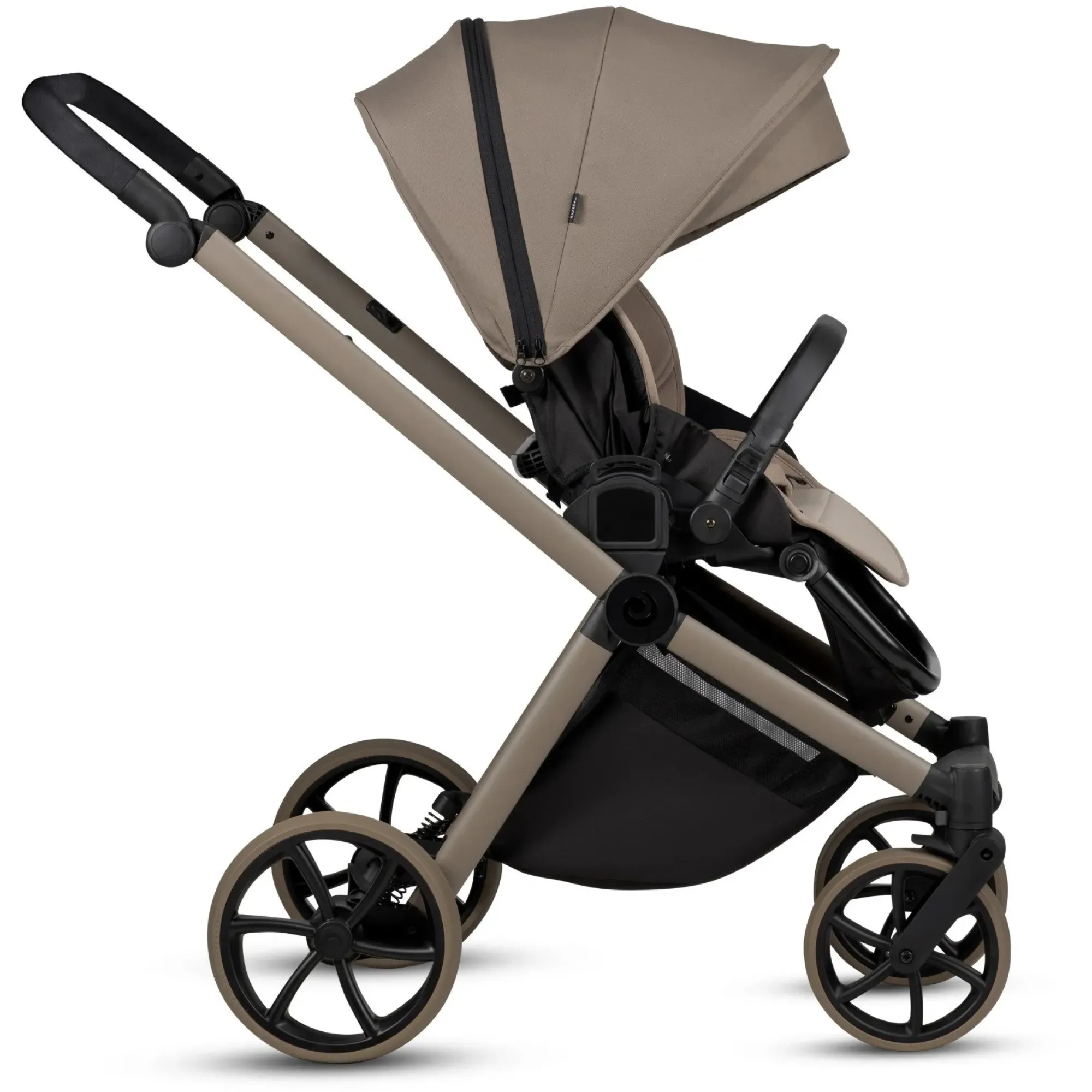 Коляска 2в1 Tutis Mio3 plus Essential Taupe Deep