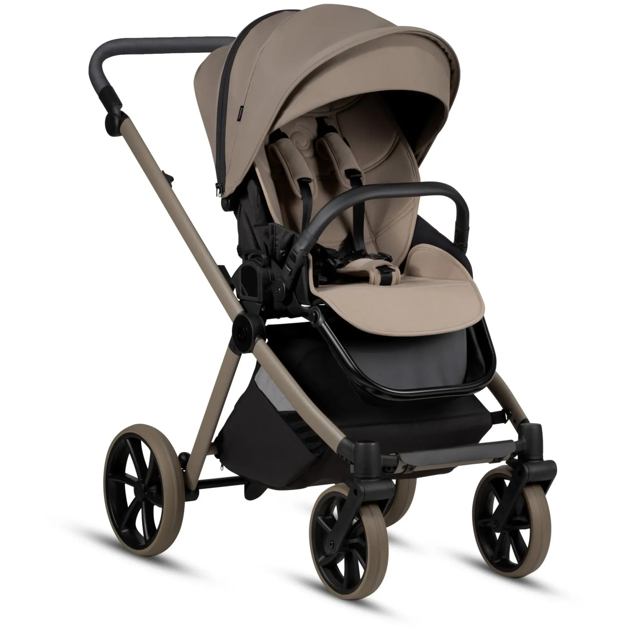 Коляска 2в1 Tutis Mio3 plus Essential Taupe Deep