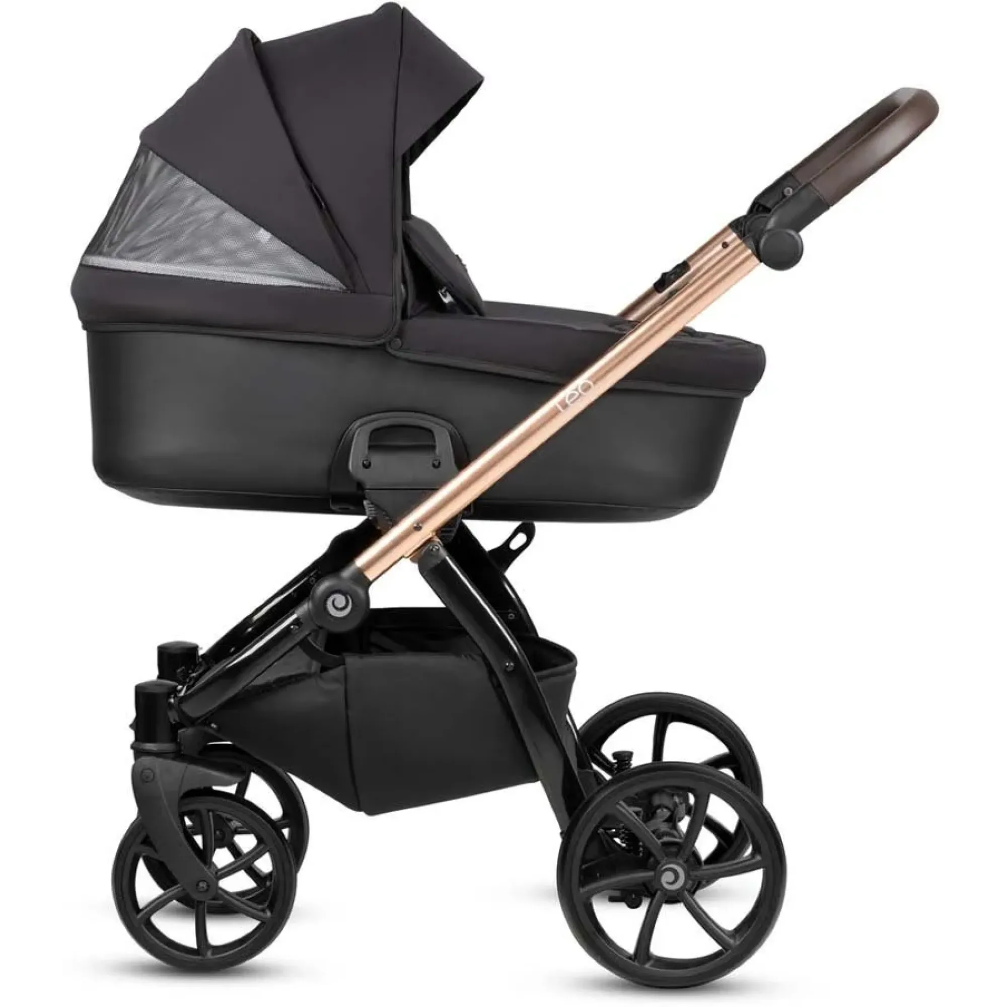 Коляска 2 в 1 Tutis Leo Plus Black 2024