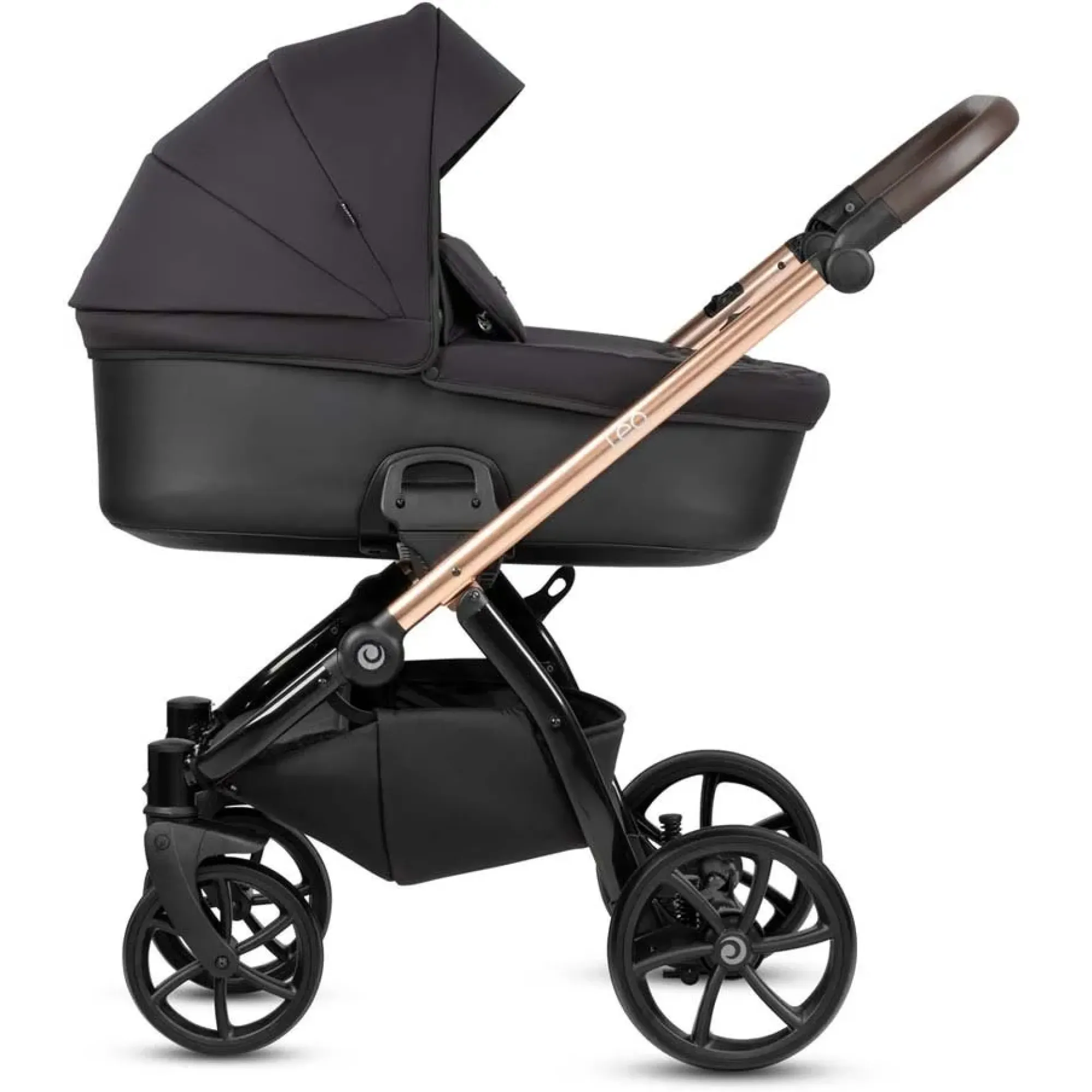 Коляска 2 в 1 Tutis Leo Plus Black 2024