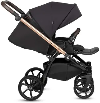 Коляска 2 в 1 Tutis Leo Plus Black 2024