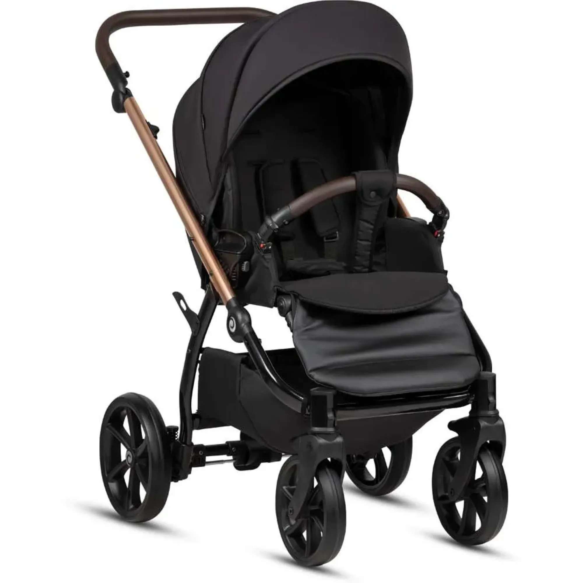 Коляска 2 в 1 Tutis Leo Plus Black 2024