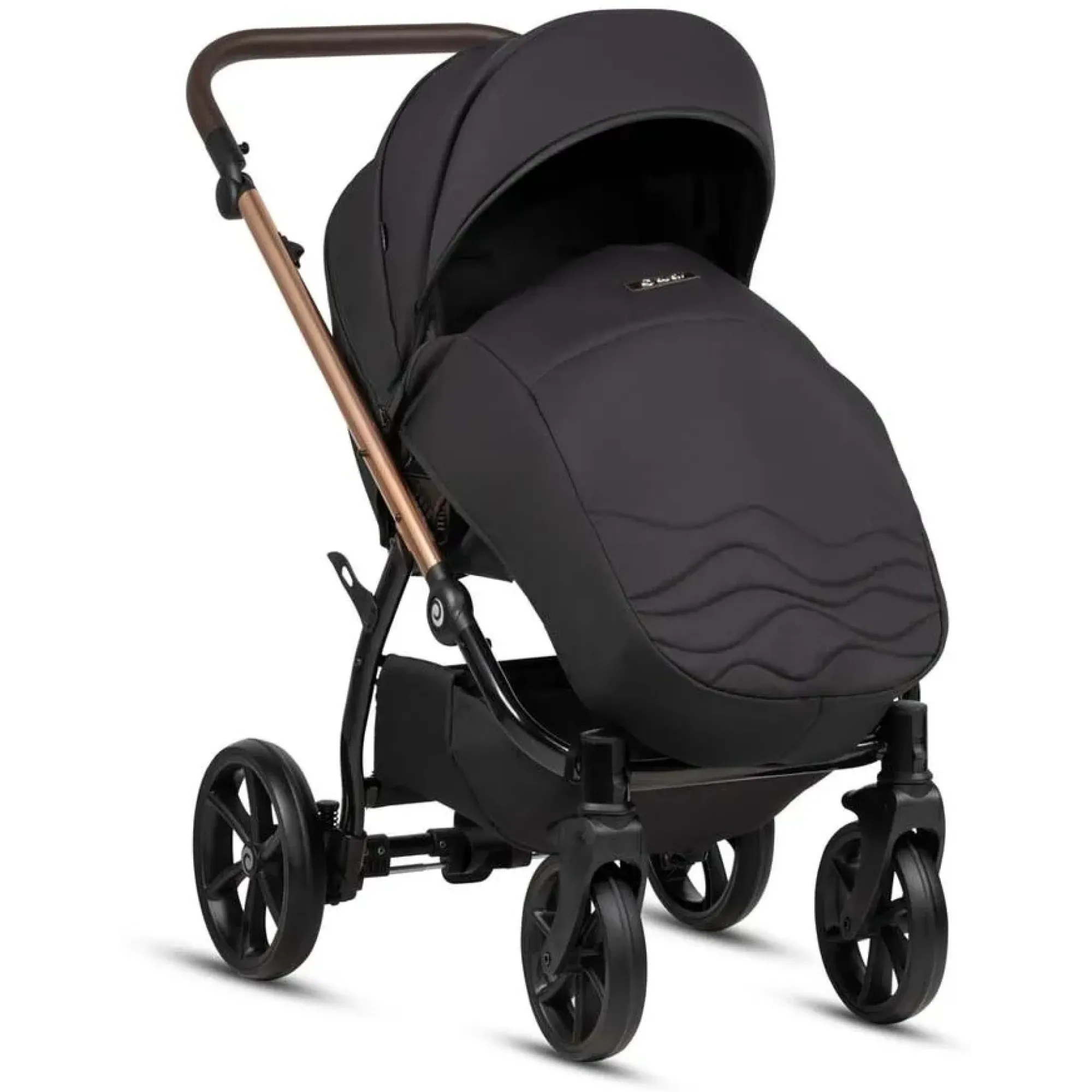 Коляска 2 в 1 Tutis Leo Plus Black 2024