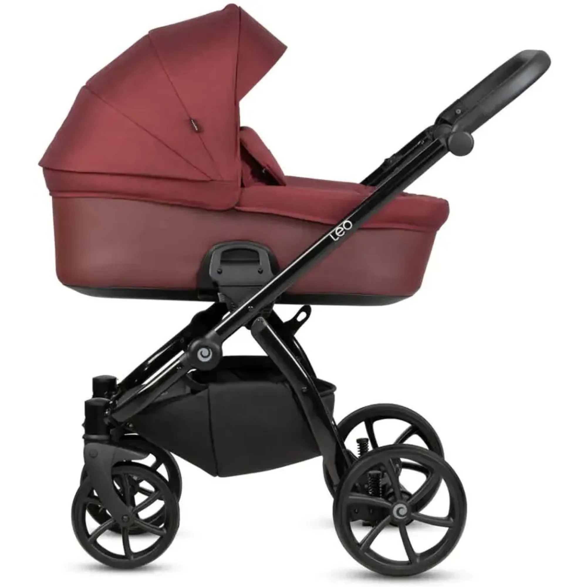Коляска 2 в 1 Tutis Leo Plus Burgundy 2024