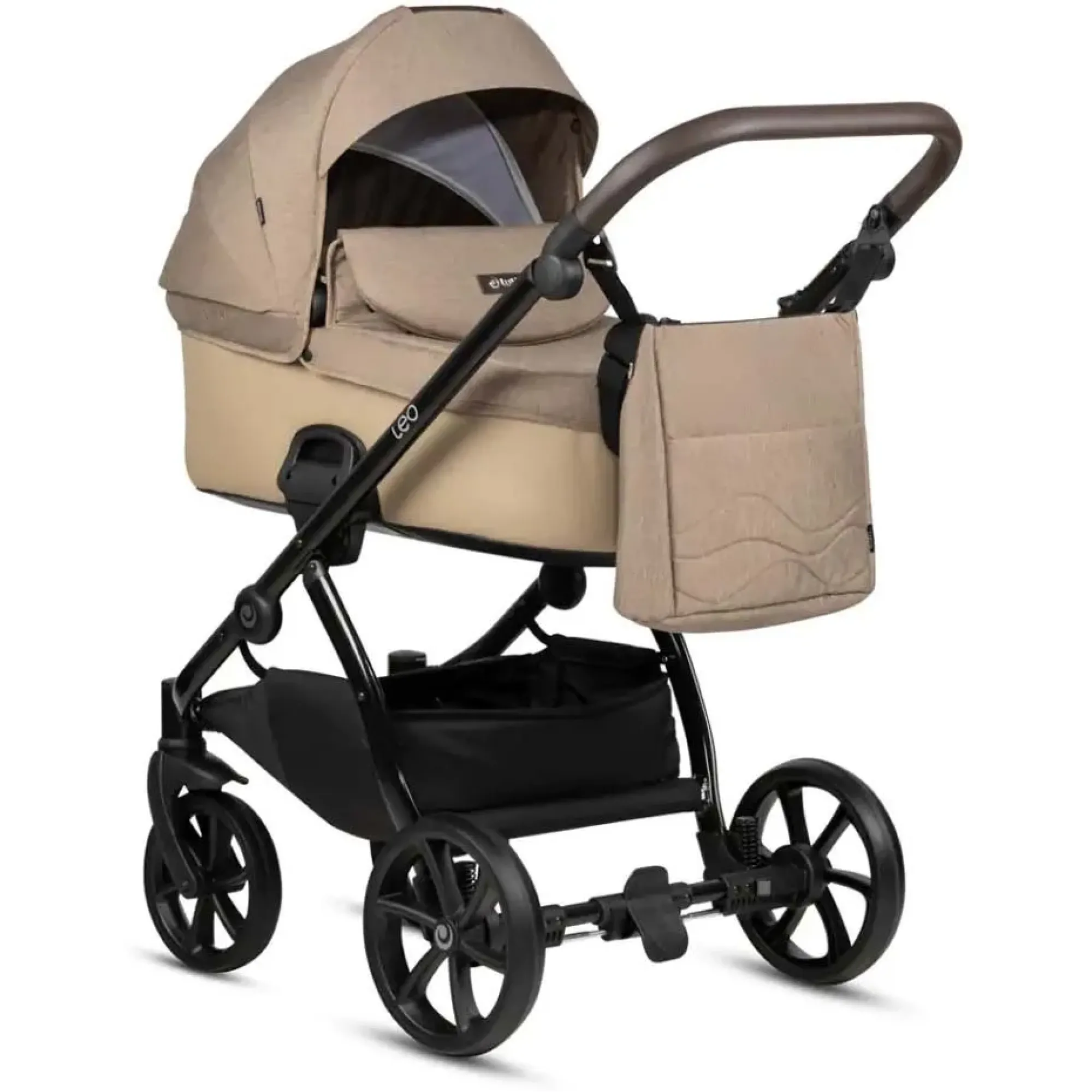 Коляска 2 в 1 Tutis Leo Plus Caramel 2024