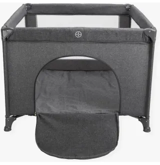 Манеж дитячий квадратний Velano Cubo Dark Grey