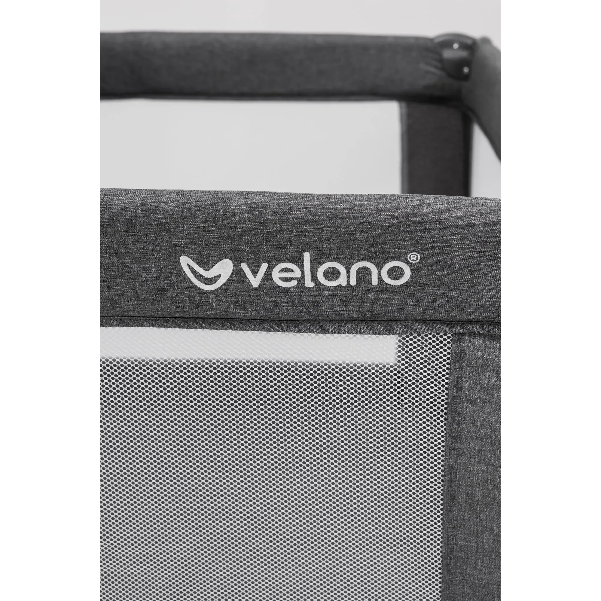 Манеж дитячий квадратний Velano Cubo Dark Grey