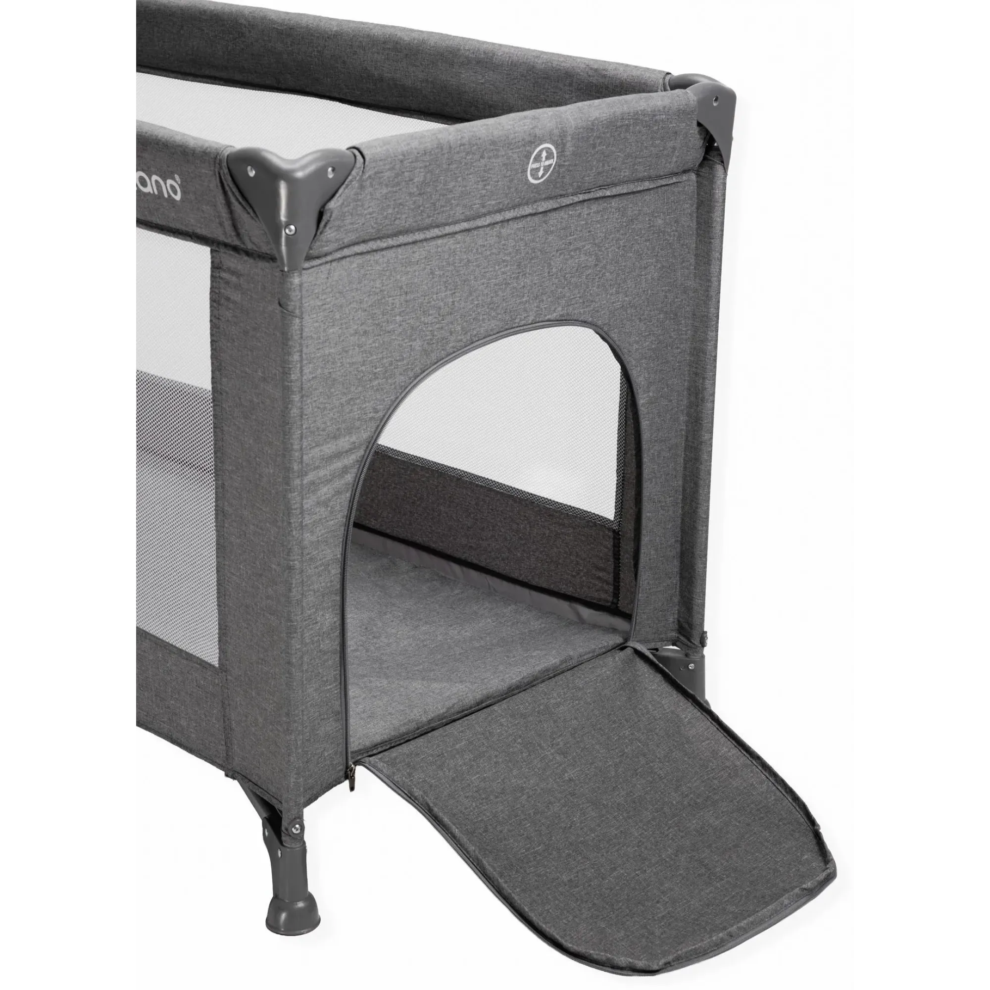 Ліжко-манеж дитяче Velano Flexi Grey