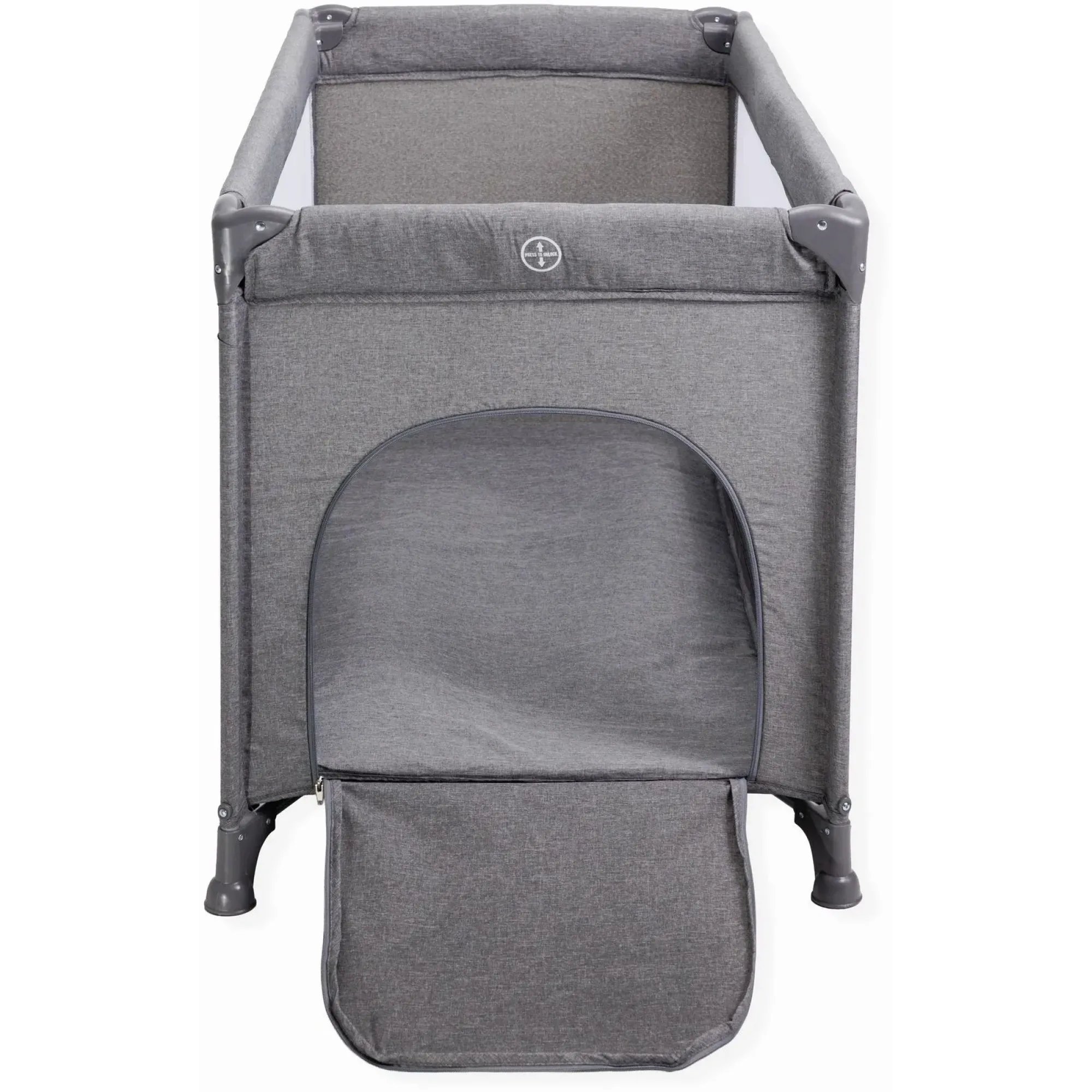 Ліжко-манеж дитяче Velano Flexi Grey