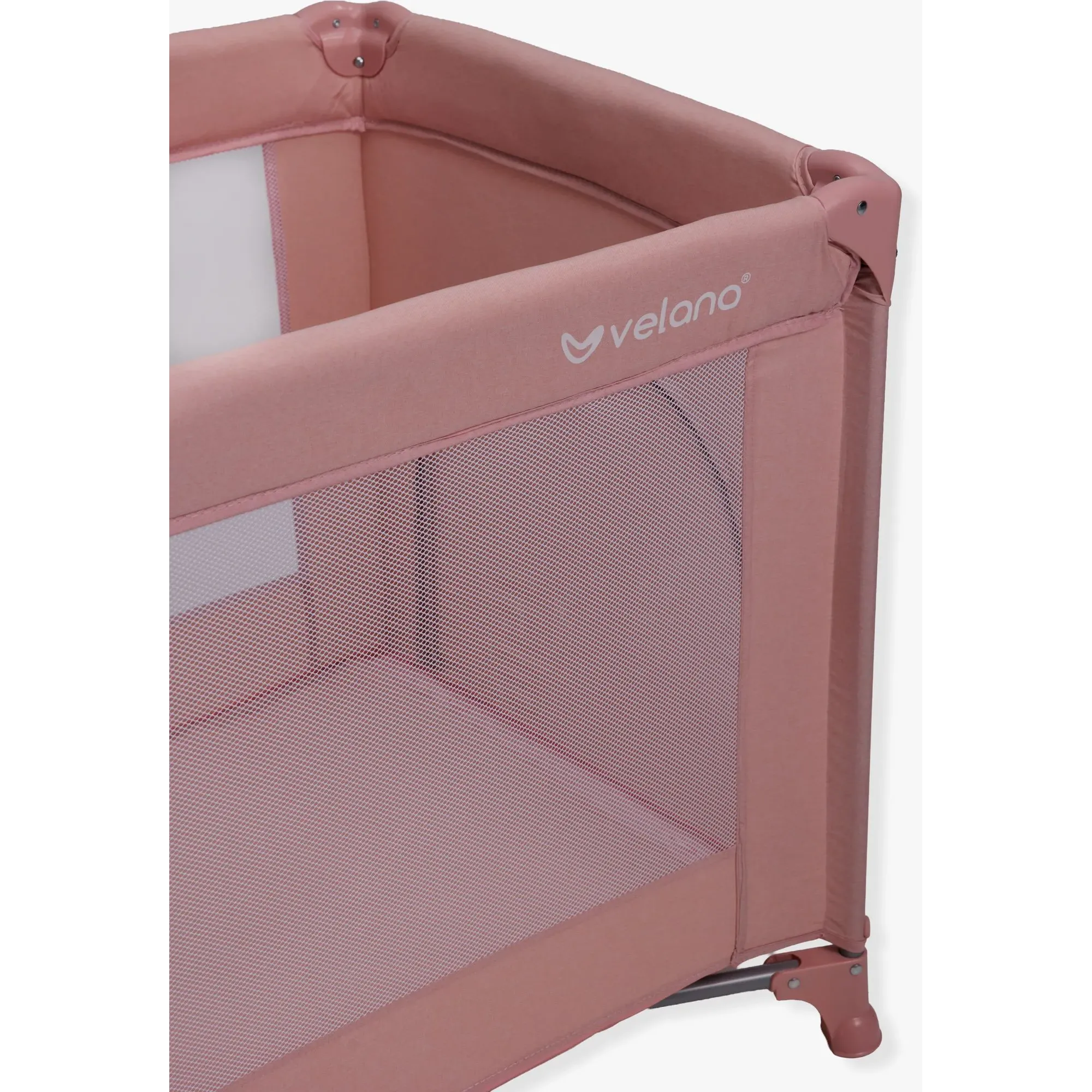 Ліжко-манеж дитяче Velano Flexi Pink