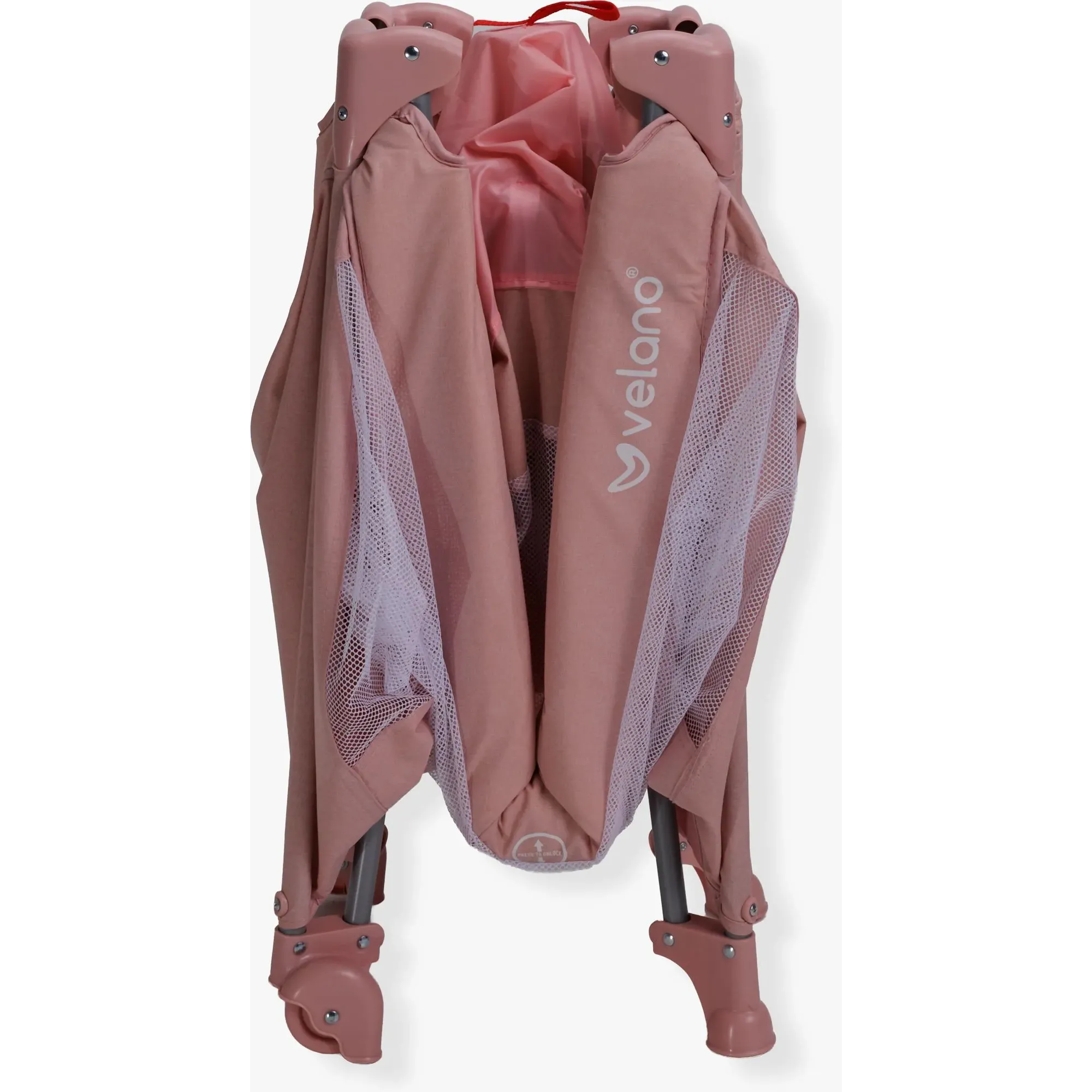 Ліжко-манеж дитяче Velano Flexi Pink