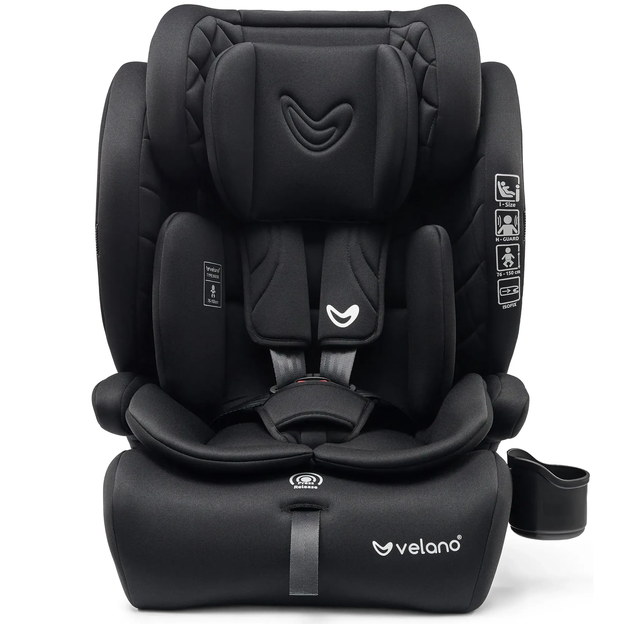 Автокрісло Velano Flexo i-Size Black