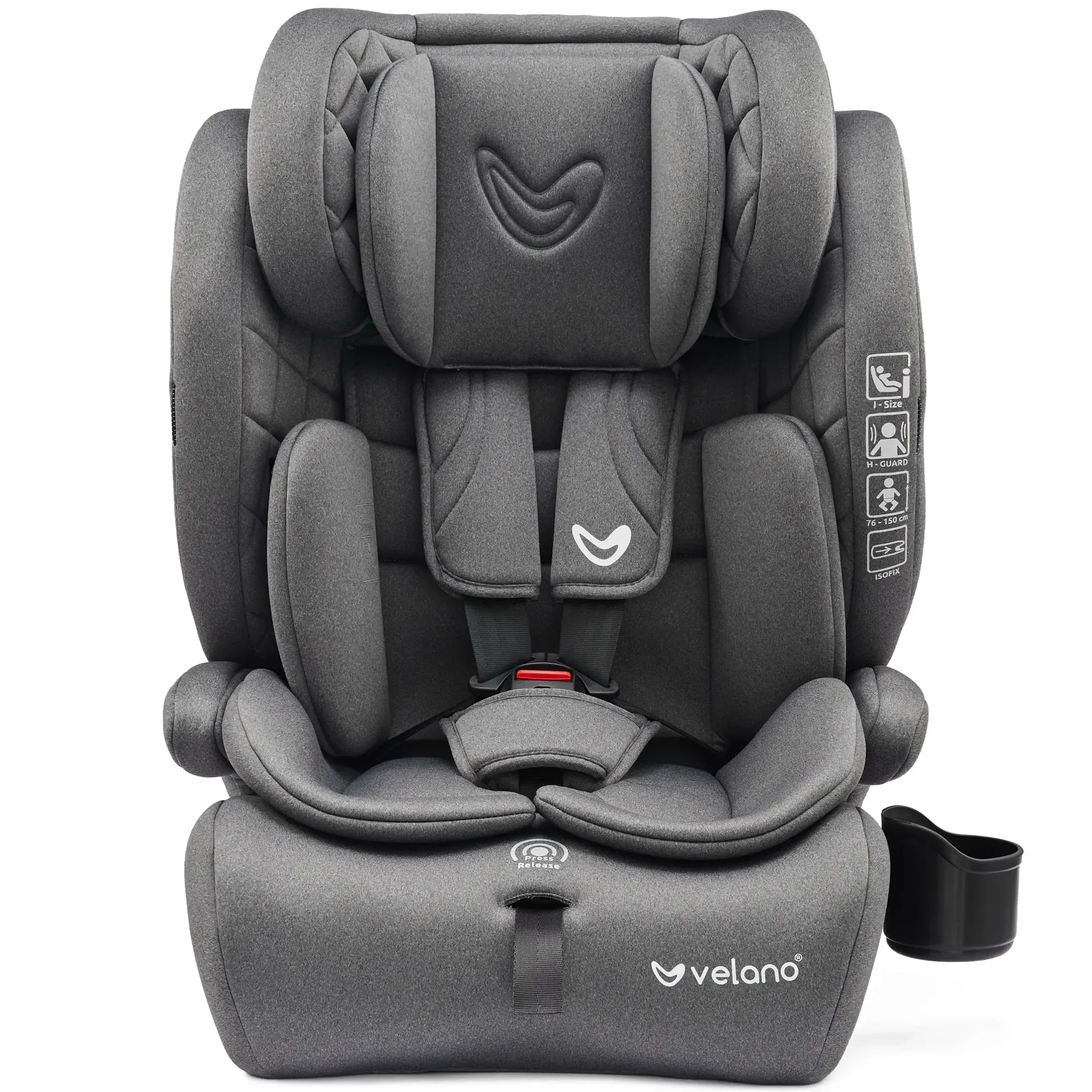 Автокрісло Velano Flexo i-Size Grey
