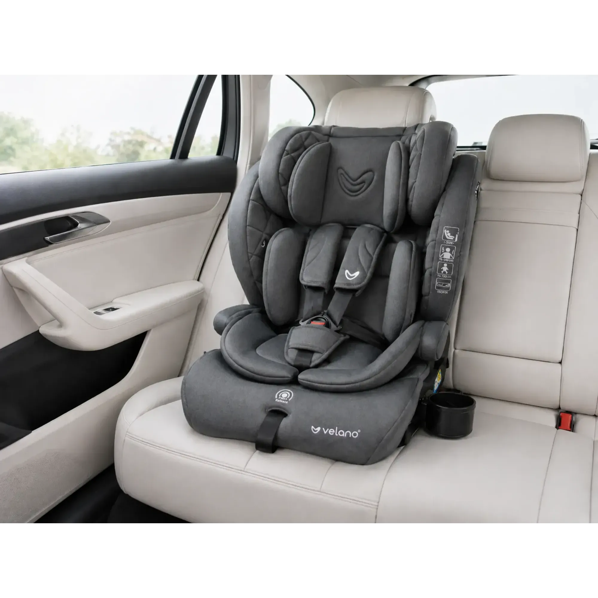Автокрісло Velano Flexo i-Size Grey