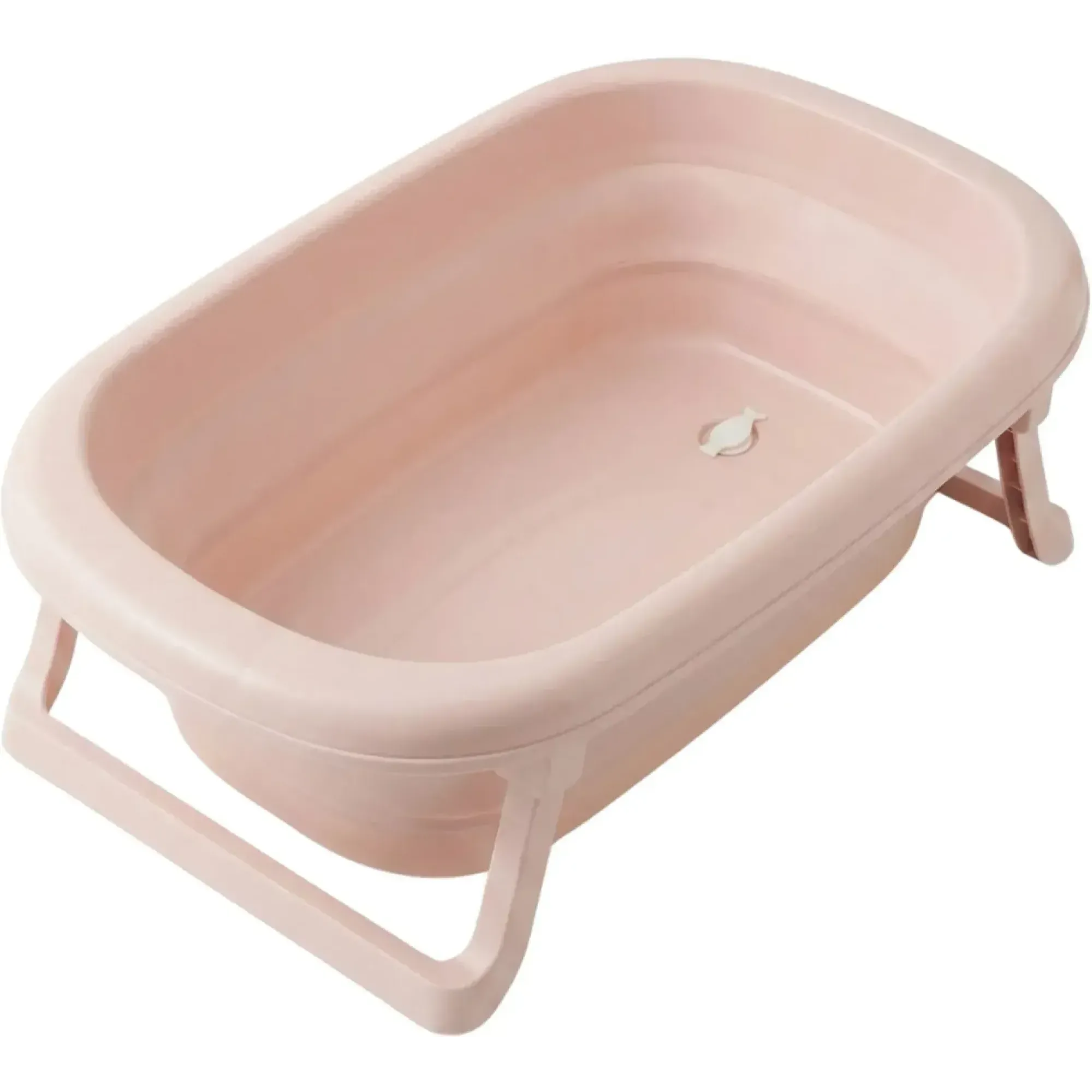Ванна дитяча складна Foldable Bathtub з термометром Velano Rose
