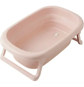 Ванна дитяча складна Foldable Bathtub з термометром Velano Rose