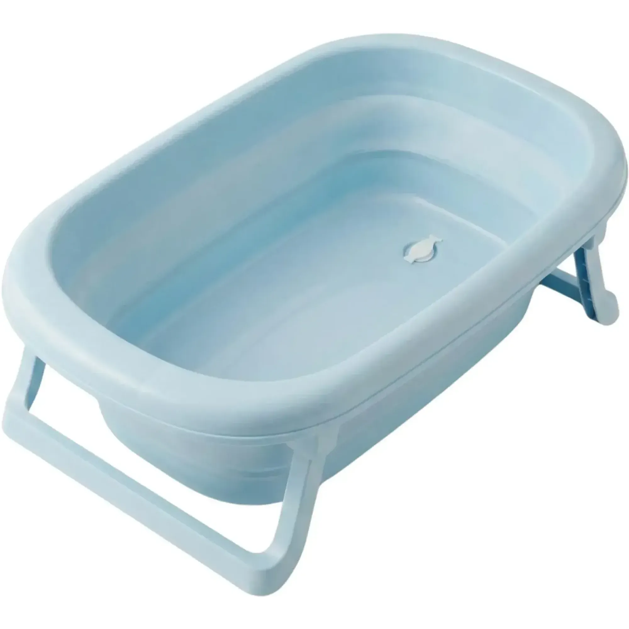 Ванна дитяча складна Foldable Bathtub з термометром Velano Sky