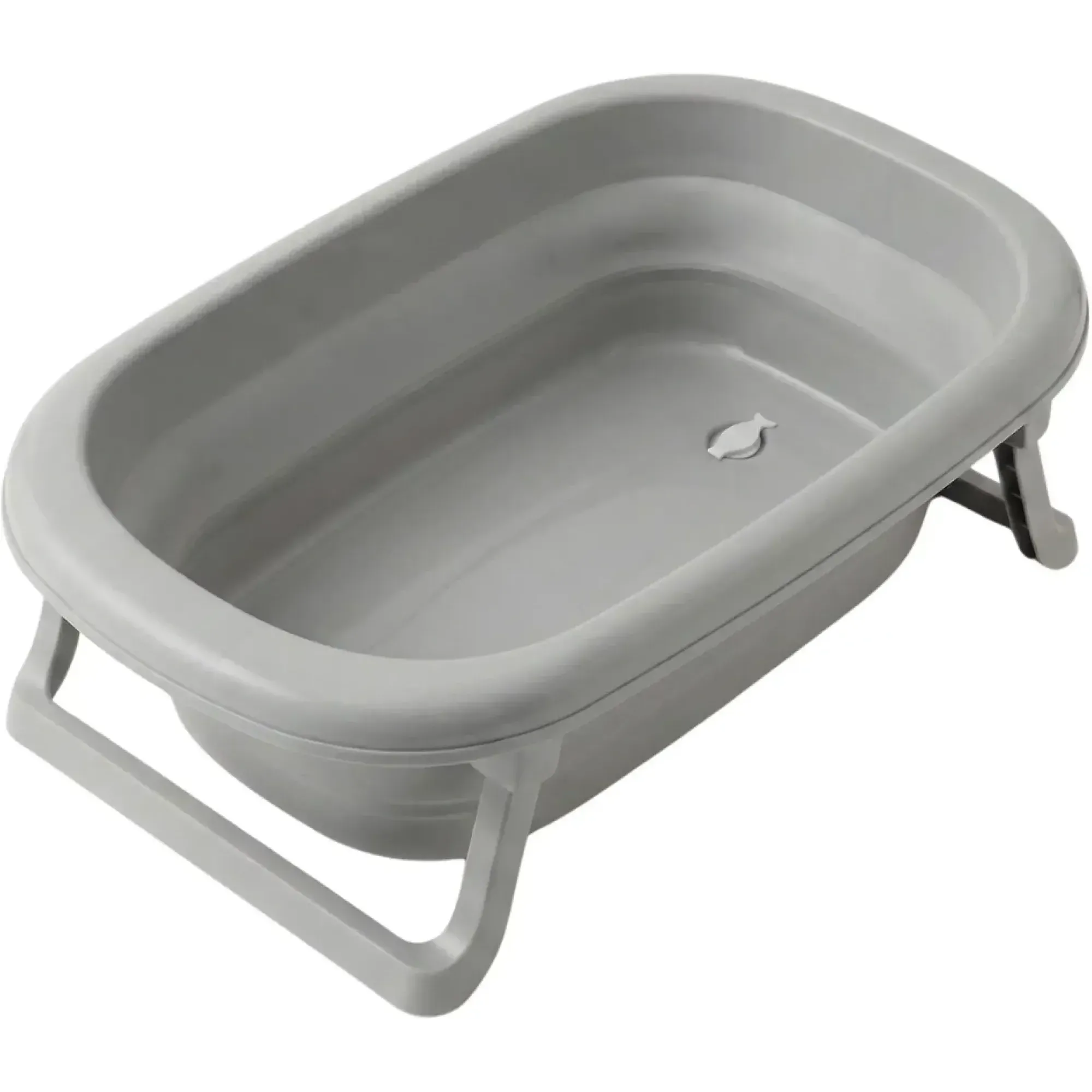 Ванна дитяча складна Foldable Bathtub з термометром Velano Stone
