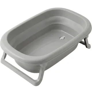 Ванна дитяча складна Foldable Bathtub з термометром Velano Stone