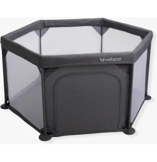 Манеж дитячий шестикутний Velano Star Grey