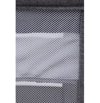 Ліжко-манеж дитяче з другим ярусом та пеленатором Velano Tino Dark Grey