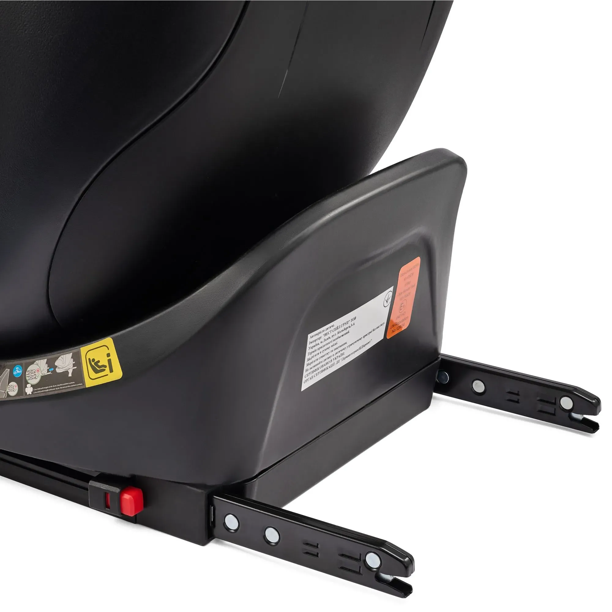 Автокрісло Velano Vento 360° i-Size 40–150 см ISOFIX + опорна нога Black