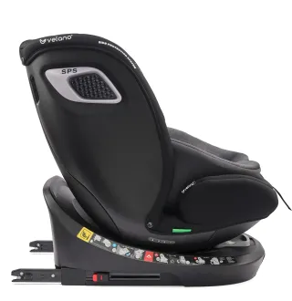 Автокрісло Velano Vento 360° i-Size 40–150 см ISOFIX + опорна нога Grey