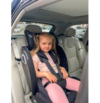 Автокрісло Velano Vento 360° i-Size 40–150 см ISOFIX + опорна нога Grey