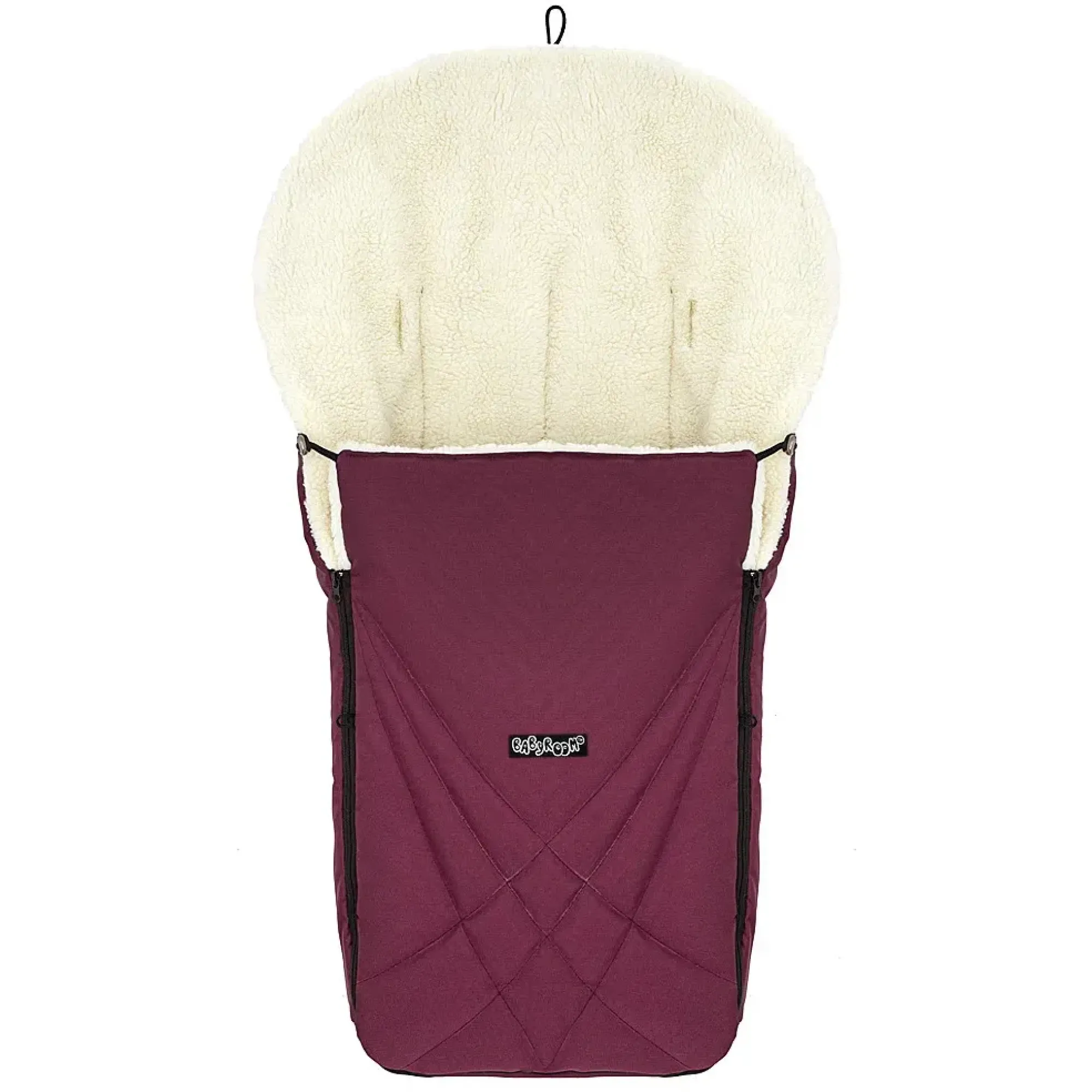 Зимовий конверт Babyroom Wool N-8 bordo бордовий