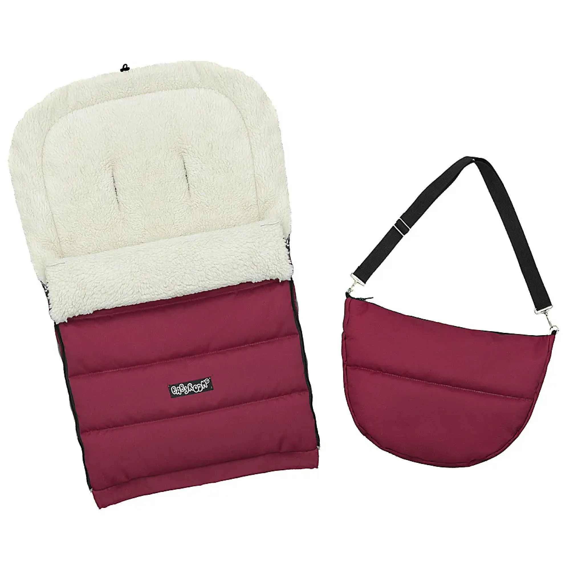 Зимовий конверт Babyroom Wool N-20 bordo бордовий