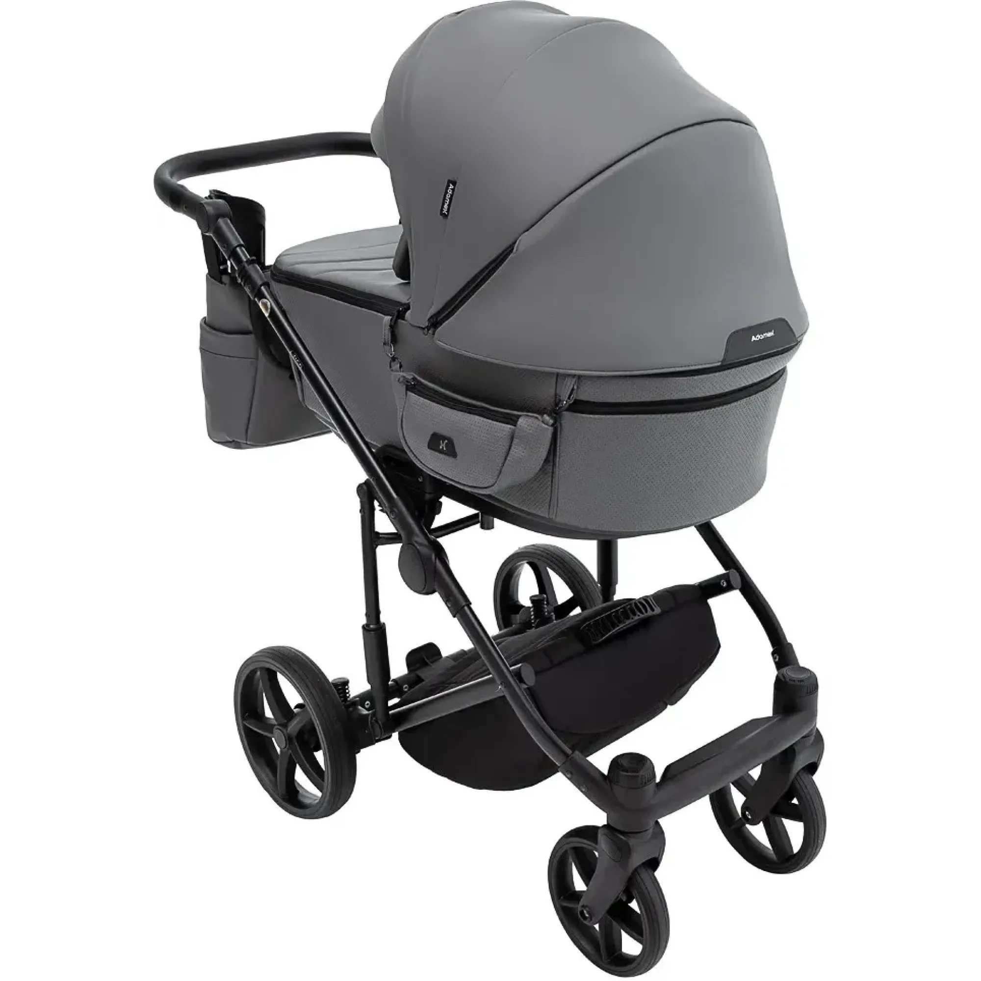 Коляска 2 в 1 Adamex Zico Eco Sa-4 темно-сірий