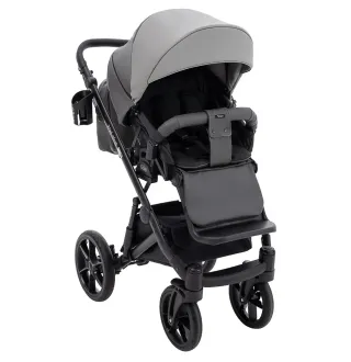 Коляска 2 в 1 Bair Kiwi Plus ECO BKP-21/15 сірий / графіт