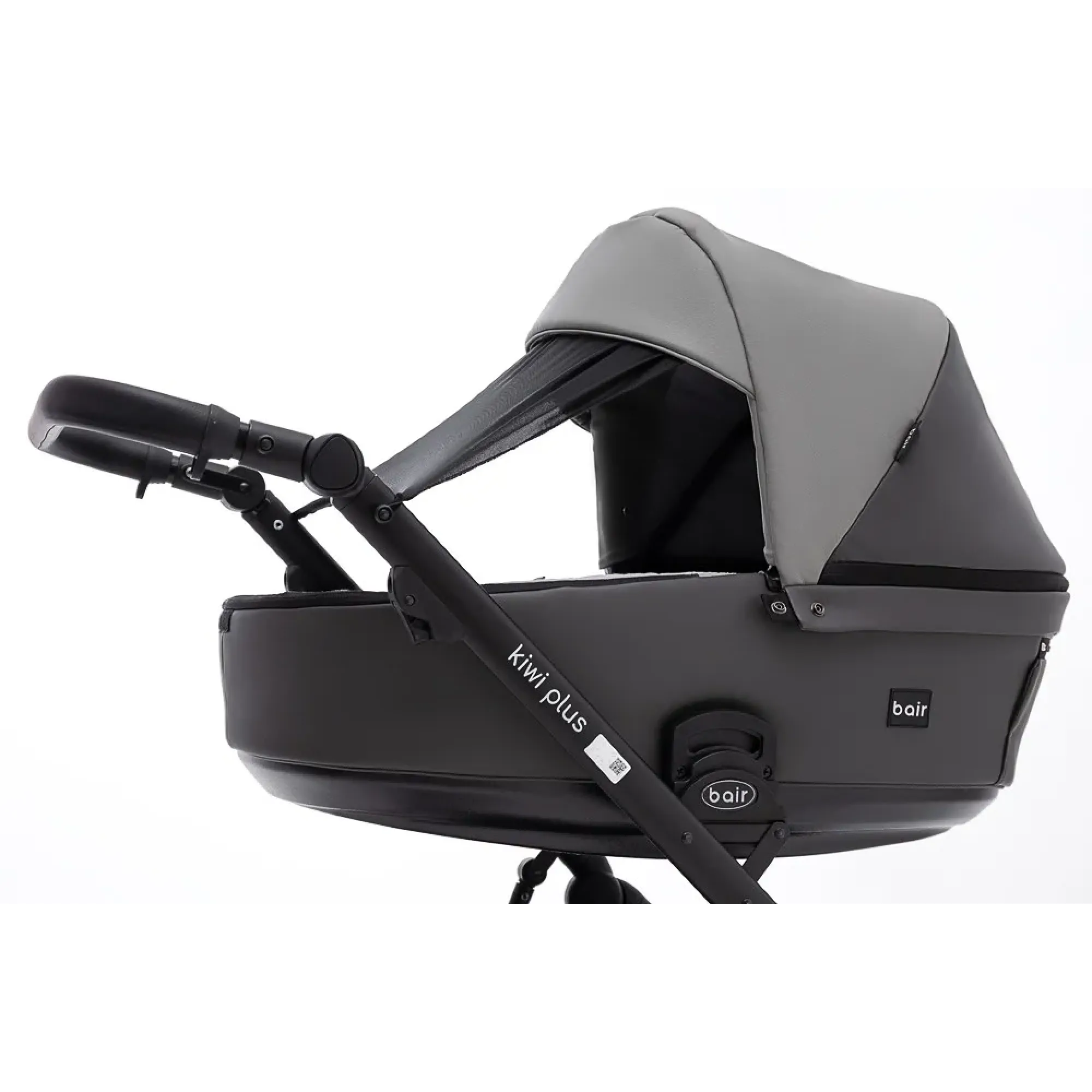 Коляска 2 в 1 Bair Kiwi Plus ECO BKP-21/15 сірий / графіт