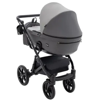Коляска 2 в 1 Bair Kiwi Plus ECO BKP-21/15 сірий / графіт