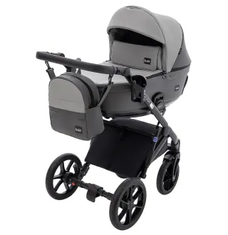Коляска 2 в 1 Bair Kiwi Plus ECO BKP-21/15 сірий / графіт