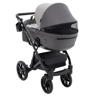 Коляска 2 в 1 Bair Kiwi Plus ECO BKP-21/15 сірий / графіт