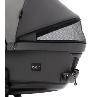 Коляска 2 в 1 Bair Kiwi Plus ECO BKP-21/15 сірий / графіт