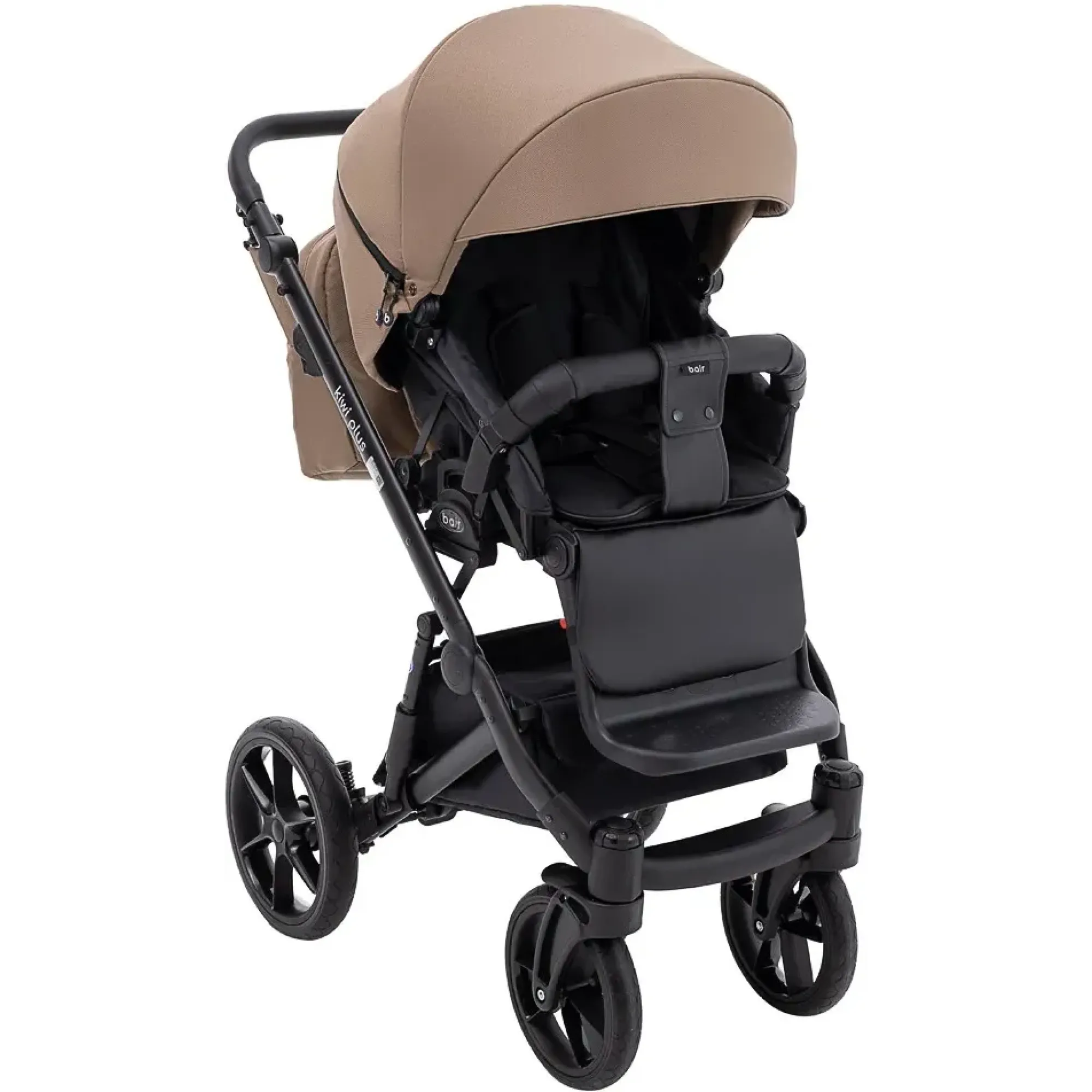 Коляска 2 в 1 Bair Kiwi Plus Soft BKP-857 темний капучино
