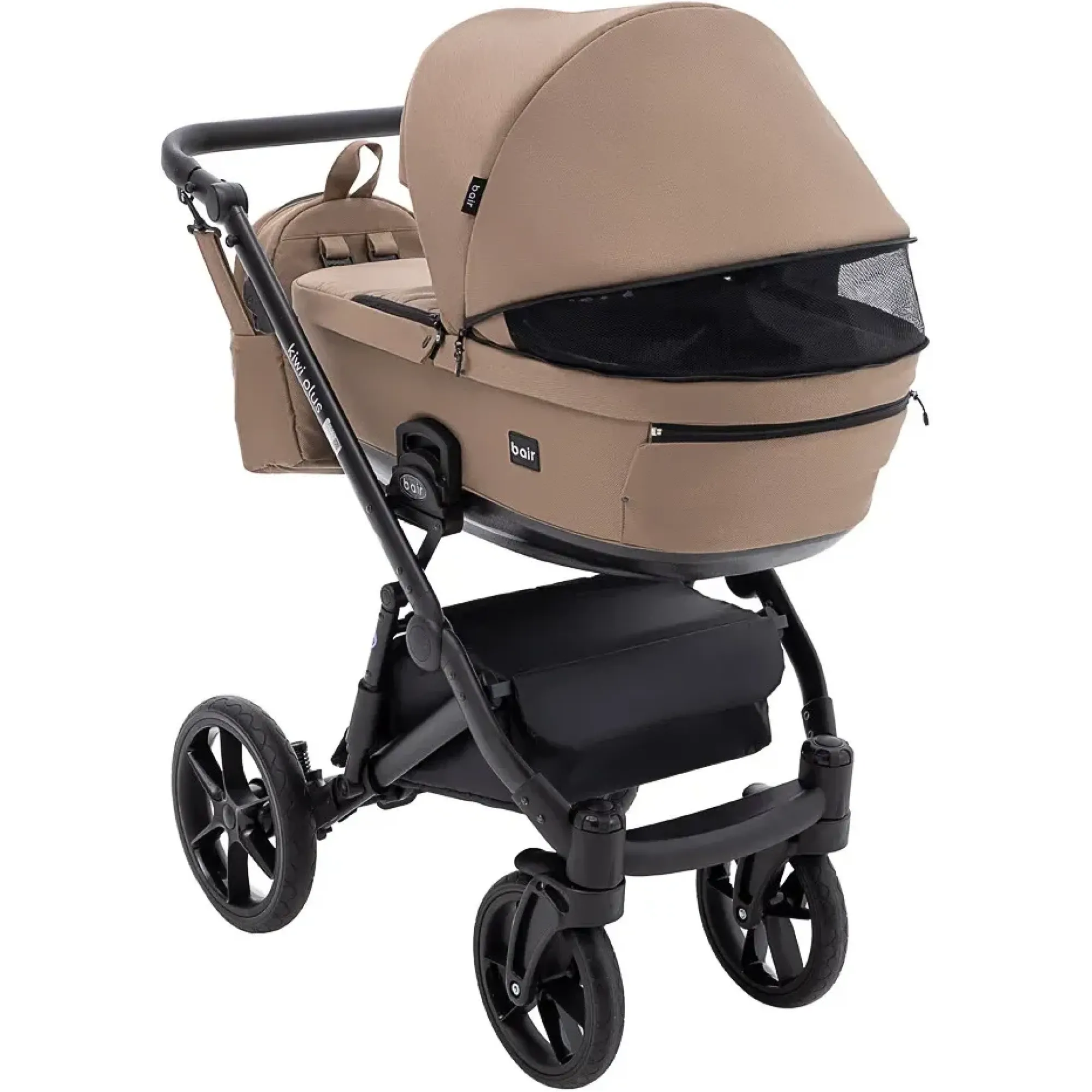 Коляска 2 в 1 Bair Kiwi Plus Soft BKP-857 темний капучино