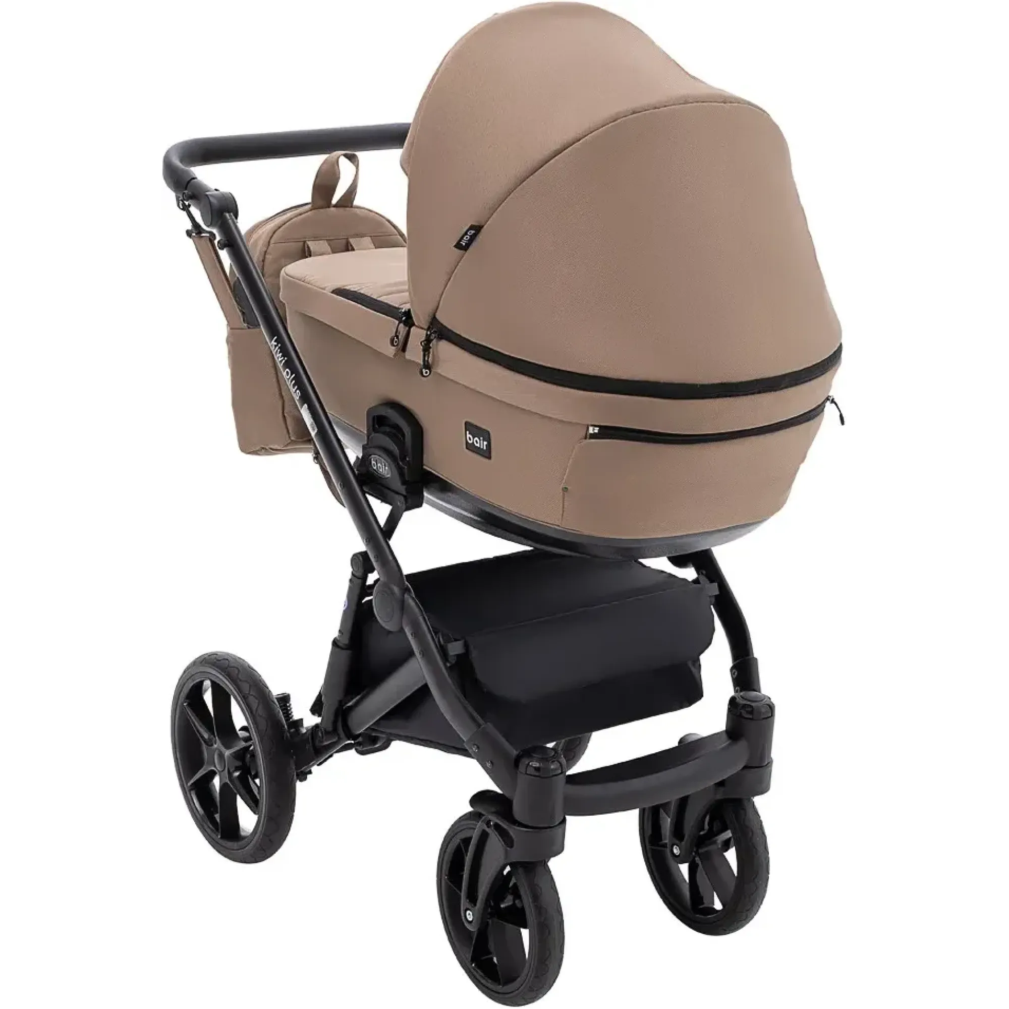Коляска 2 в 1 Bair Kiwi Plus Soft BKP-857 темний капучино