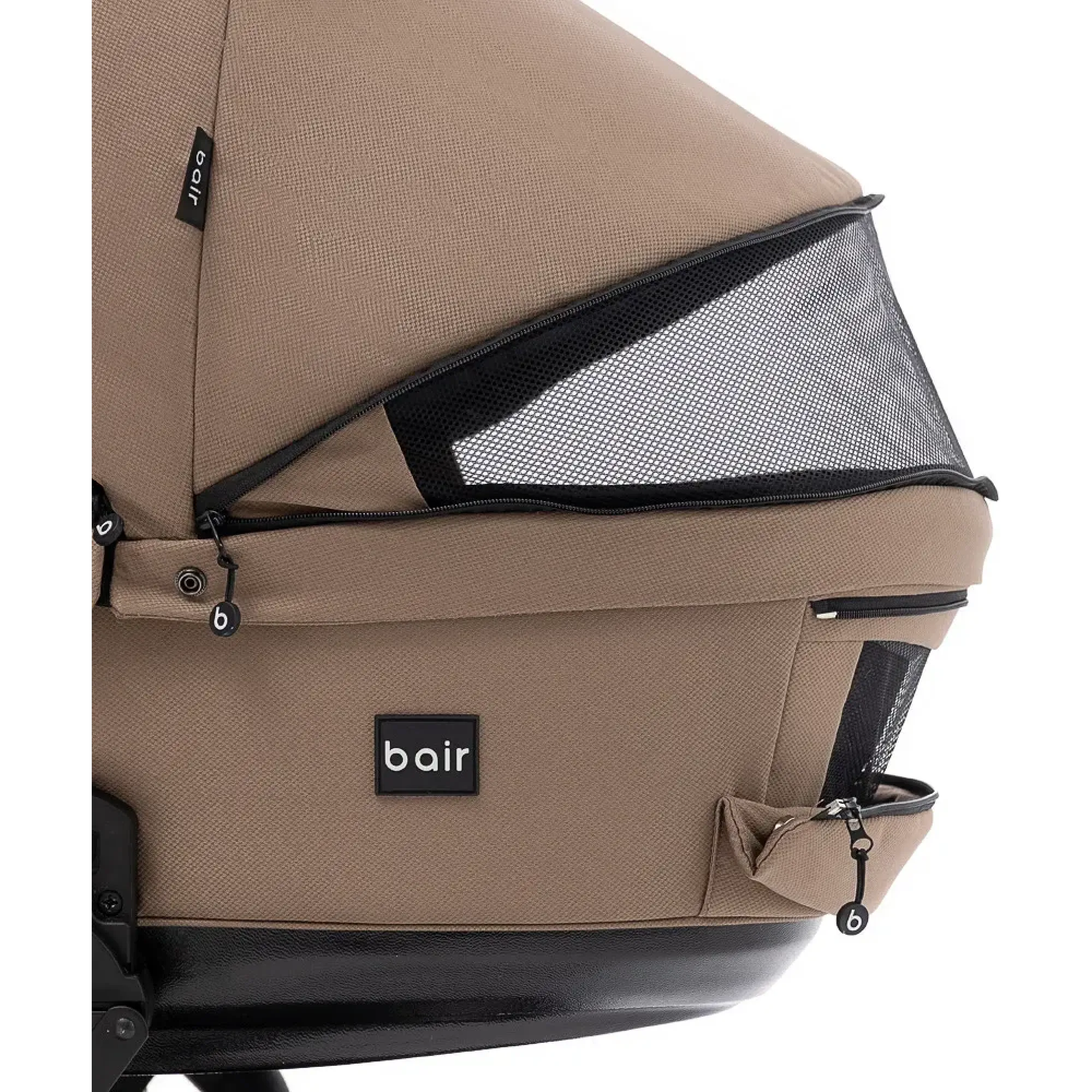 Коляска 2 в 1 Bair Kiwi Plus Soft BKP-857 темний капучино