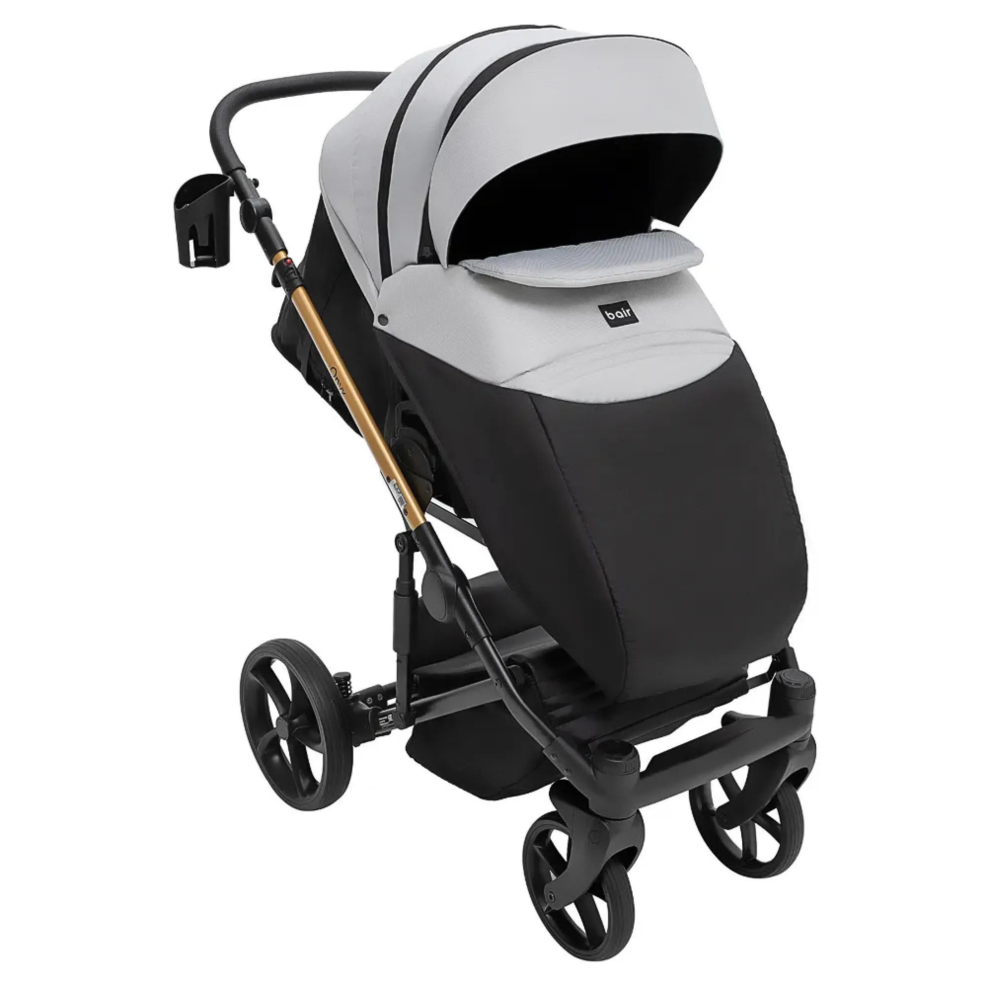 Коляска 2 в 1 Bair Onyx Soft OS-218 сірий