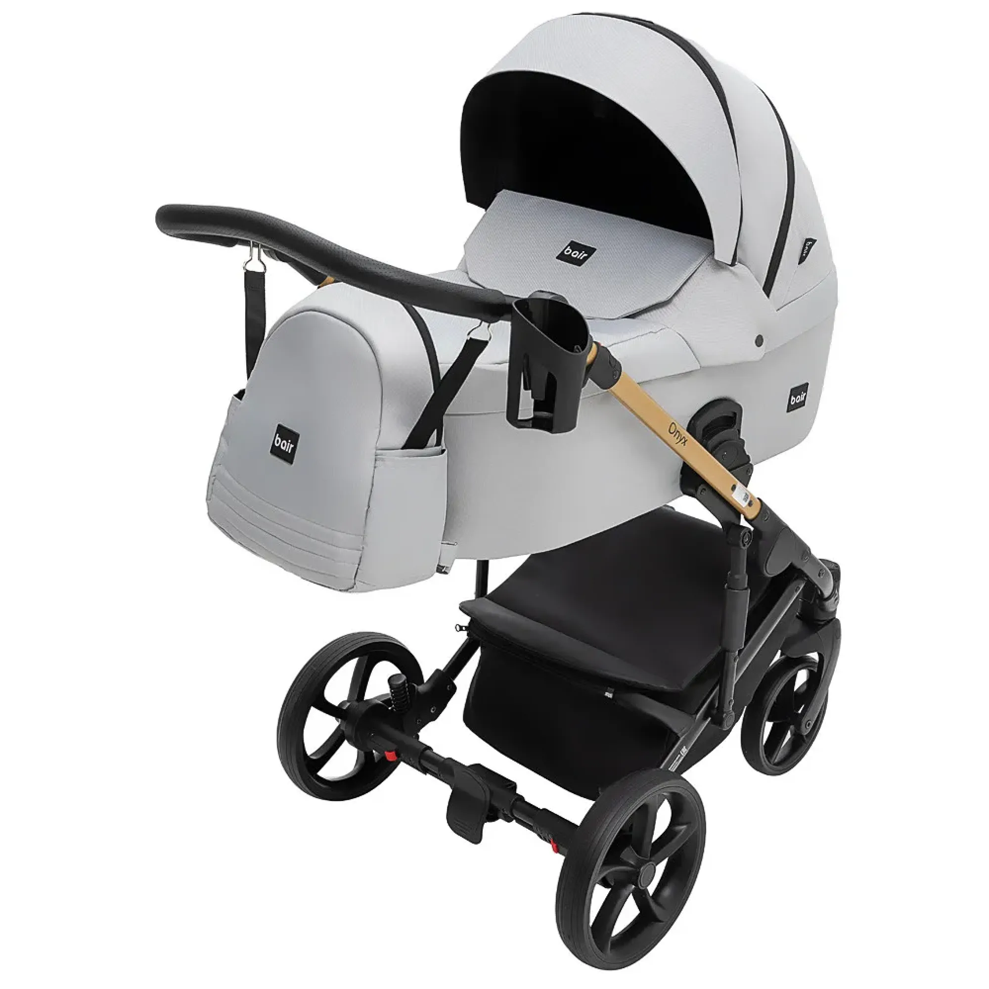 Коляска 2 в 1 Bair Onyx Soft OS-218 сірий