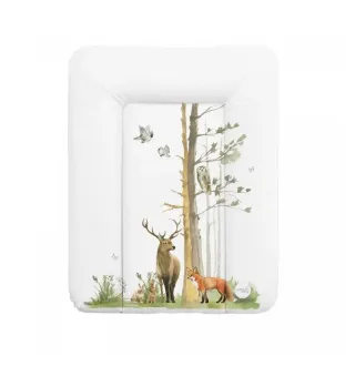Повивальний матрац мʼякий Ceba Baby Soft changing mat small (50x70 cm) W-143-000-724 basic woodland