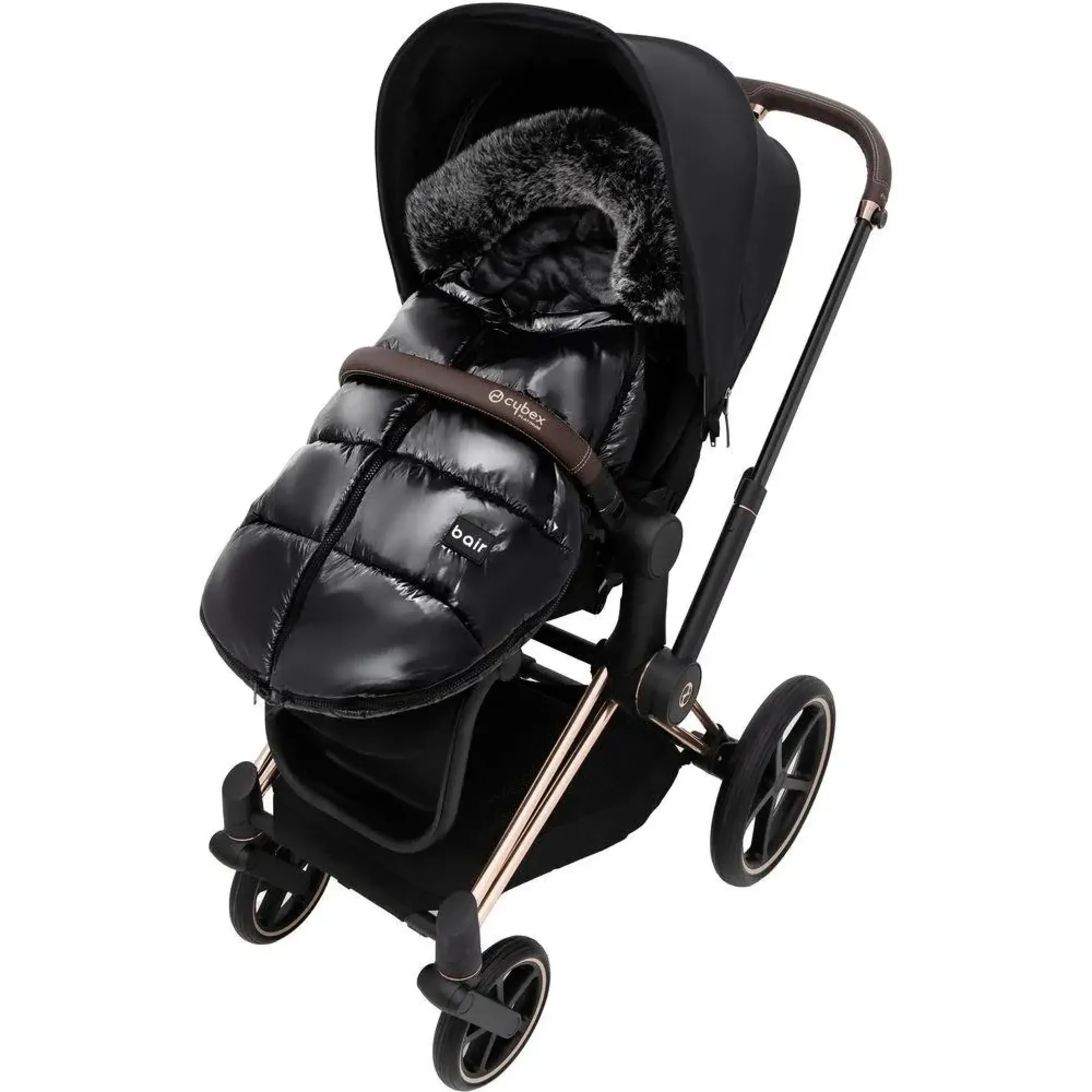 Зимовий конверт Bair Cocon mini Black Moncler