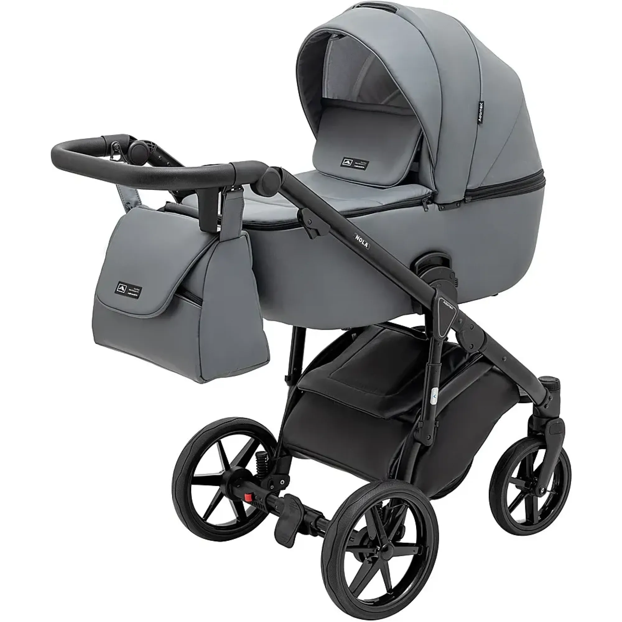 Коляска 2 в 1 Adamex Nola Eco SA-32 сірий