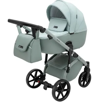 Коляска 2 в 1 Adamex Nola Natura 8 mint